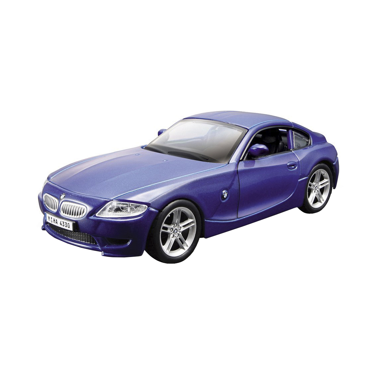 Колекційна автомодель Bburago BMW Z4 M Coupe 1:32 синій металік — превʼю 1