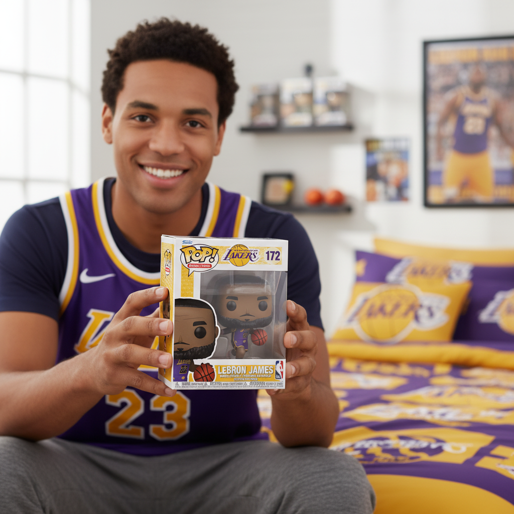 Колекційна фігурка NBA LeBron James - Funko POP ігрова спортивна Баскетболіст — превʼю 4