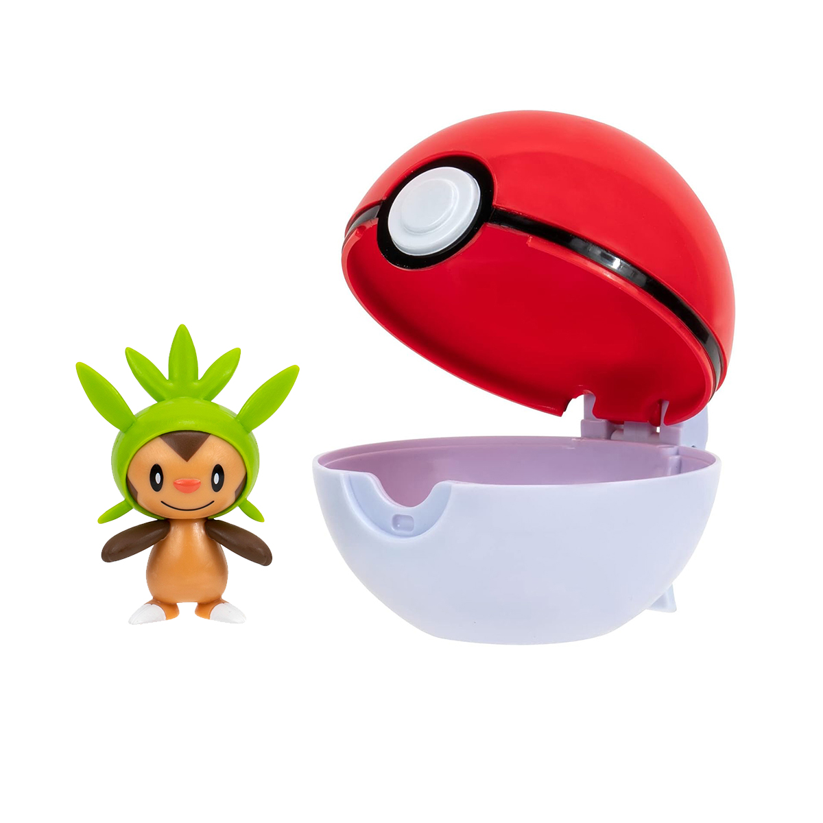 Ігровий набір Pokemon W14 Чеспін з покеболом Jazwares 5 см фігурка Зелений — превʼю 3