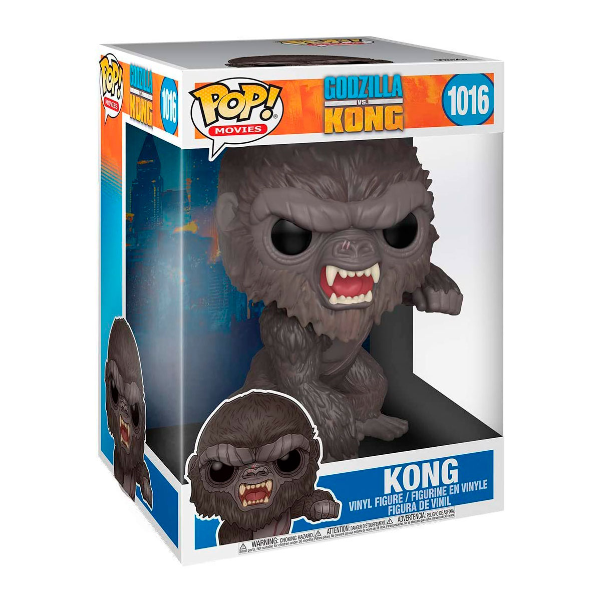 Колекційна фігурка Godzilla Vs Kong - Kong Funko POP велика ігрова модель — превʼю 5