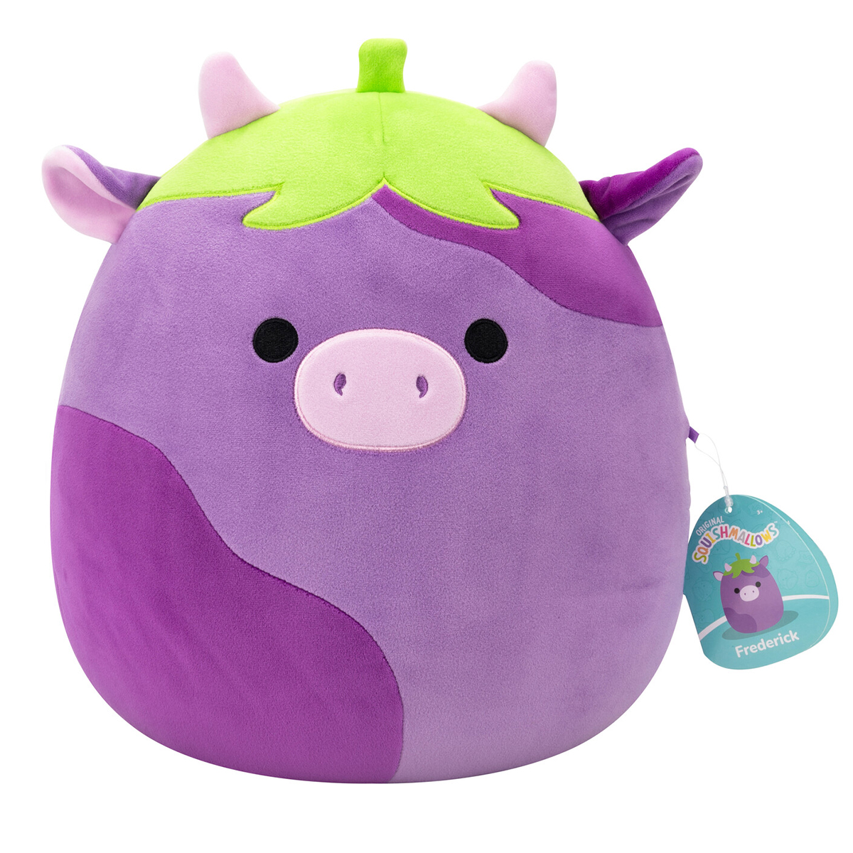 М'яка іграшка Squishmallows – Корівка-баклажан Фредерік (Frederick) – 30 см — превʼю 7