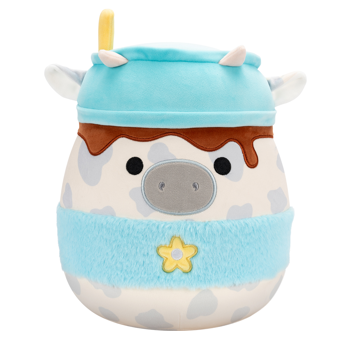 М'яка іграшка Squishmallows – Сіра корівка (Grey Cow) – 30 см — превʼю 1