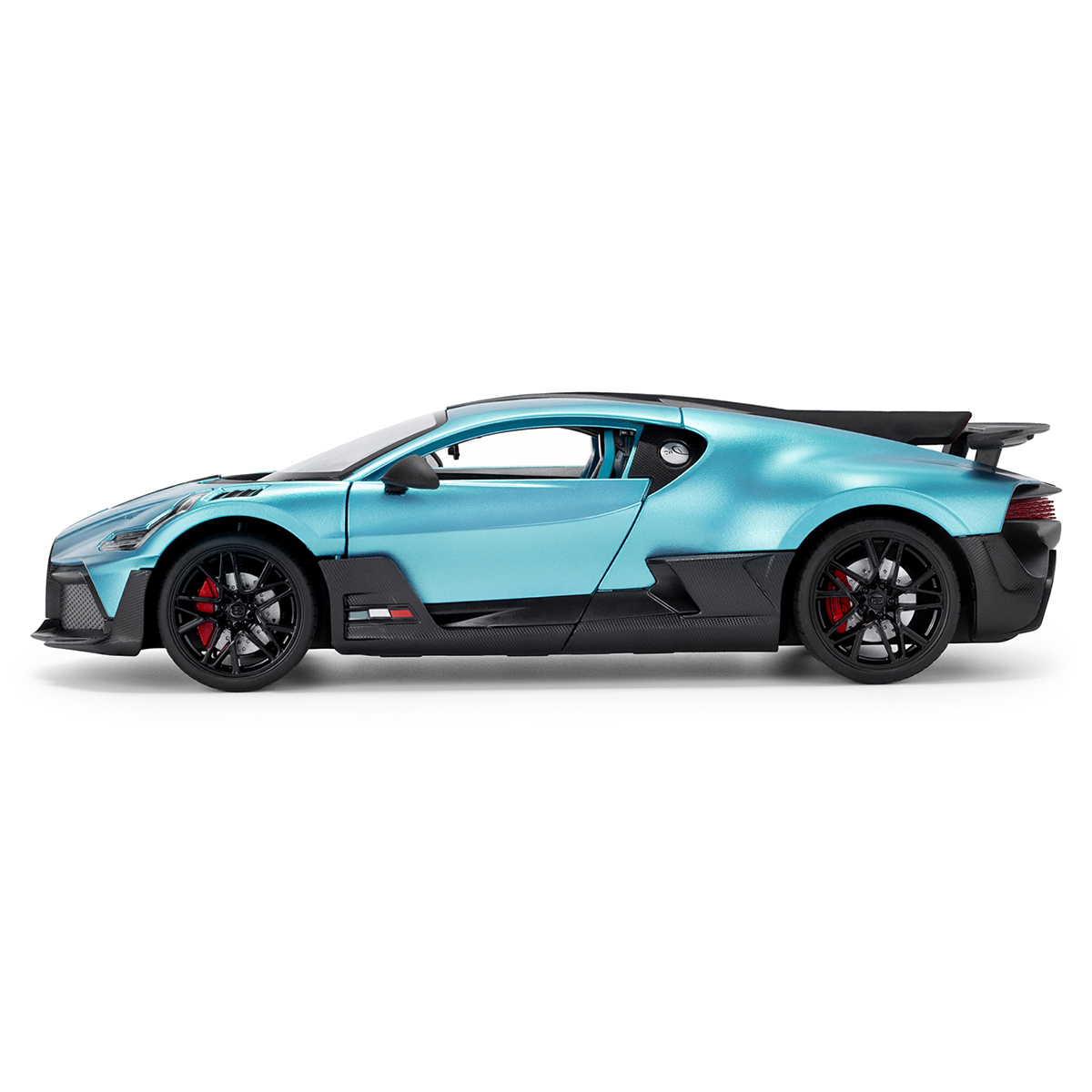 Автомодель Bugatti Divo Techno Drive 1:18 металева з відкривними деталями Синя — превʼю 9