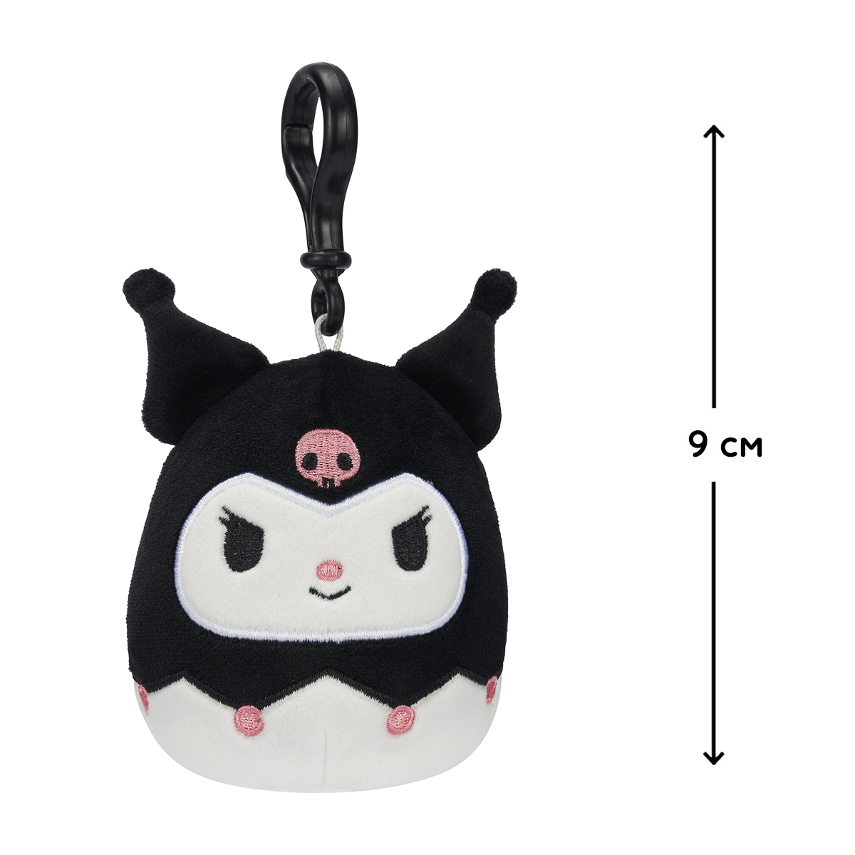 М'яка іграшка на кліпсі Squishmallows — Куромі (Kuromi) — 9 см — превʼю 2
