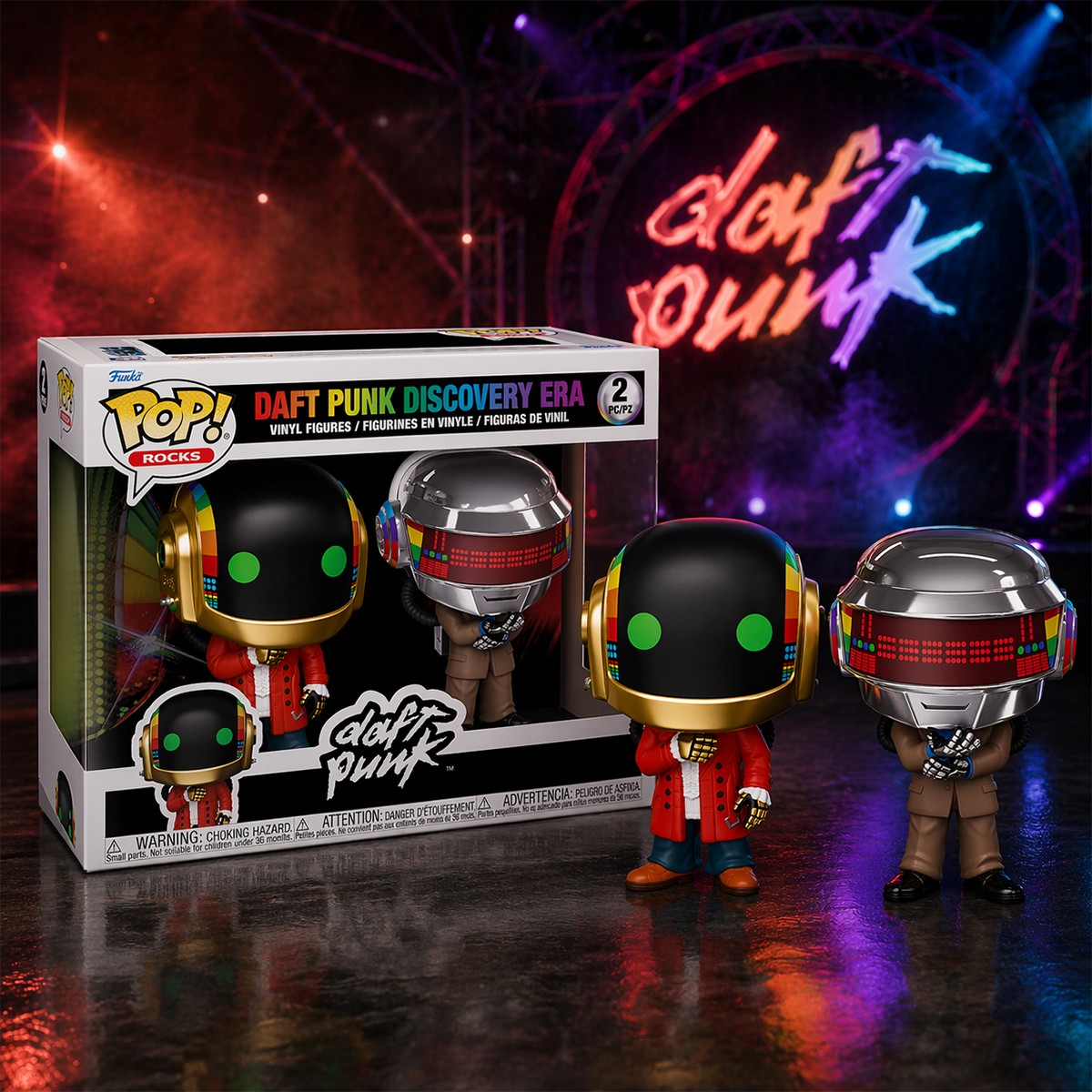 Набір колекційних фігурок Funko POP Daft Punk Discovery музична серія — превʼю 3
