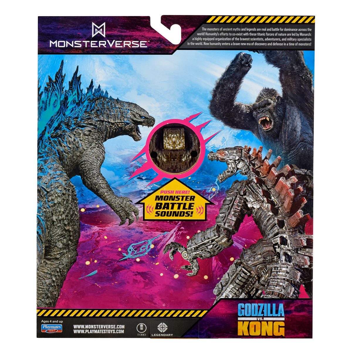 Фігурка Godzilla vs Kong Конг 18 см зі звуковими ефектами — превʼю 7