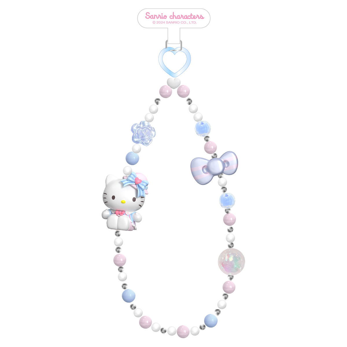 Ланцюжок для телефону Pop Top Hello Kitty та друзі Рожевий-Білий 18 см — превʼю 3