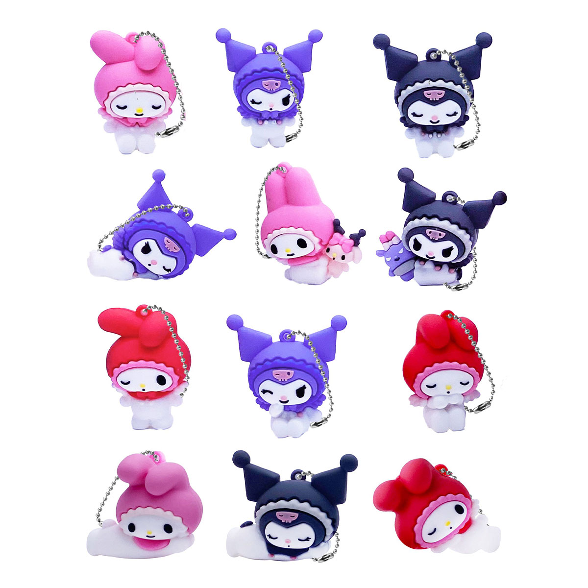 Фігурка-сюрприз Cool Things Hello Kitty Моя Мелоді та Куромі 4.5 см — превʼю 2