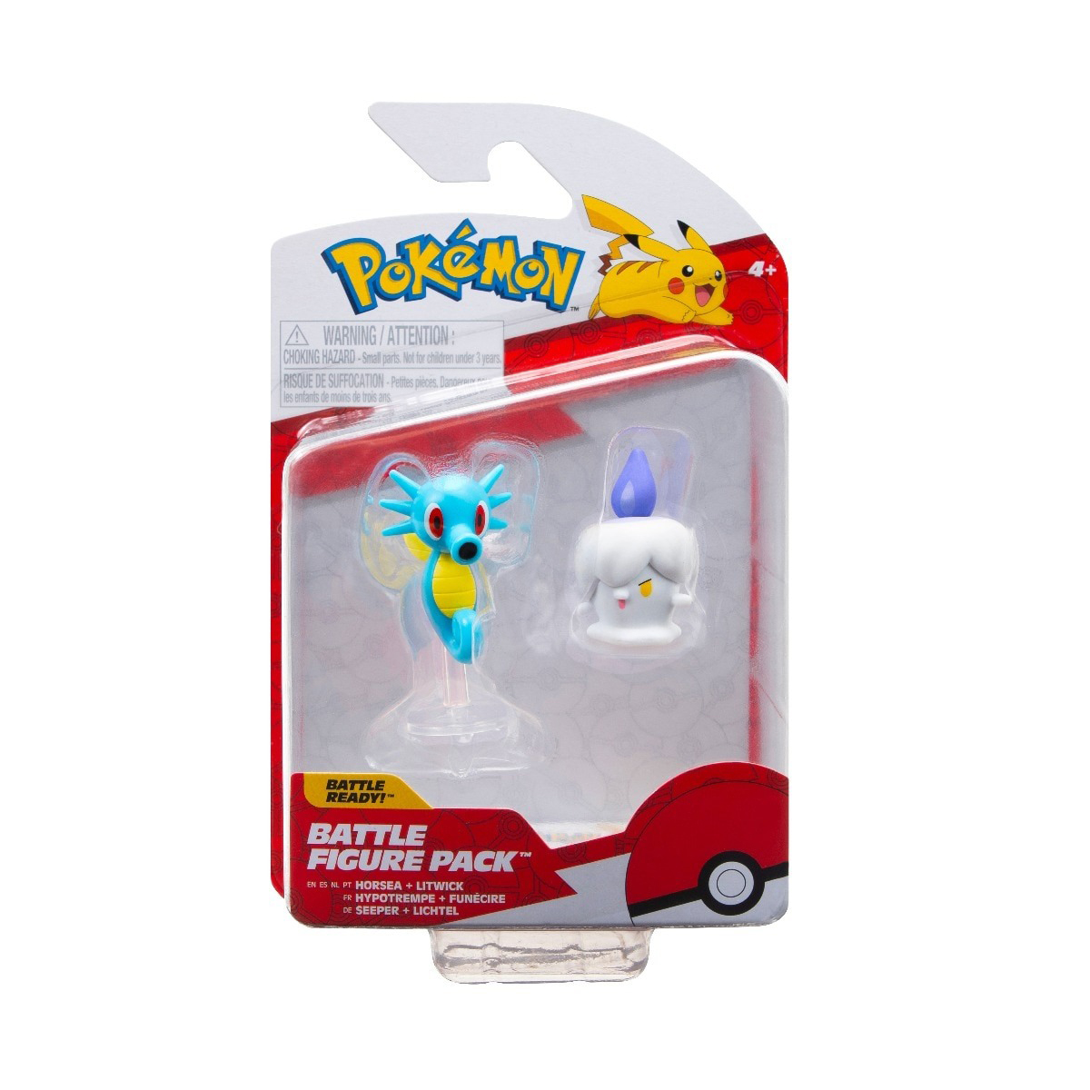 Набір ігрових фігурок Pokemon Літвік і Хорсі 5 см 2 шт