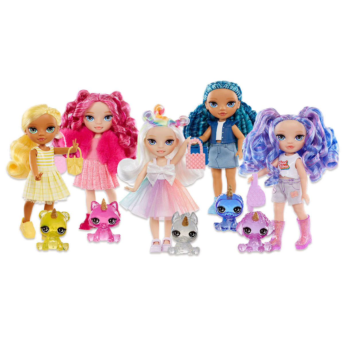 Ігровий набір лялька Rainbow High Littles Сапфіра з улюбленцем 15 cm Синій — превʼю 8