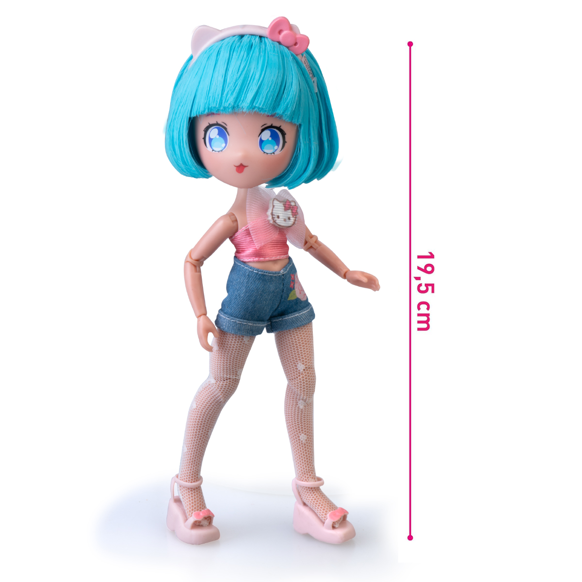 Ігровий набір для дівчаток 4SF Manga Dolls Hello Kitty зі скутером Пінк — превʼю 3