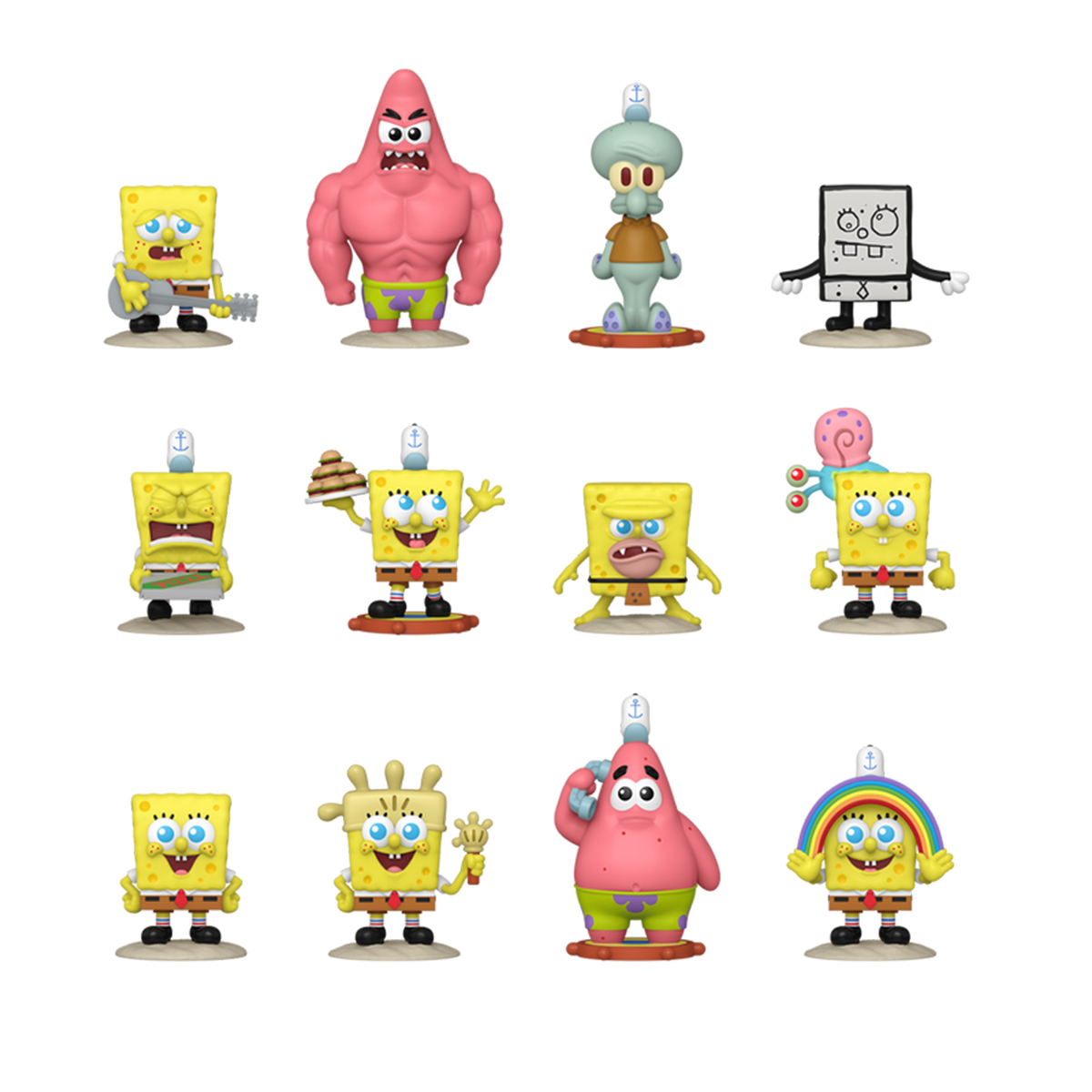 Ігрова фігурка колекційна Funko Mystery Minis SpongeBob - Губка Боб Кольорова — превʼю 2