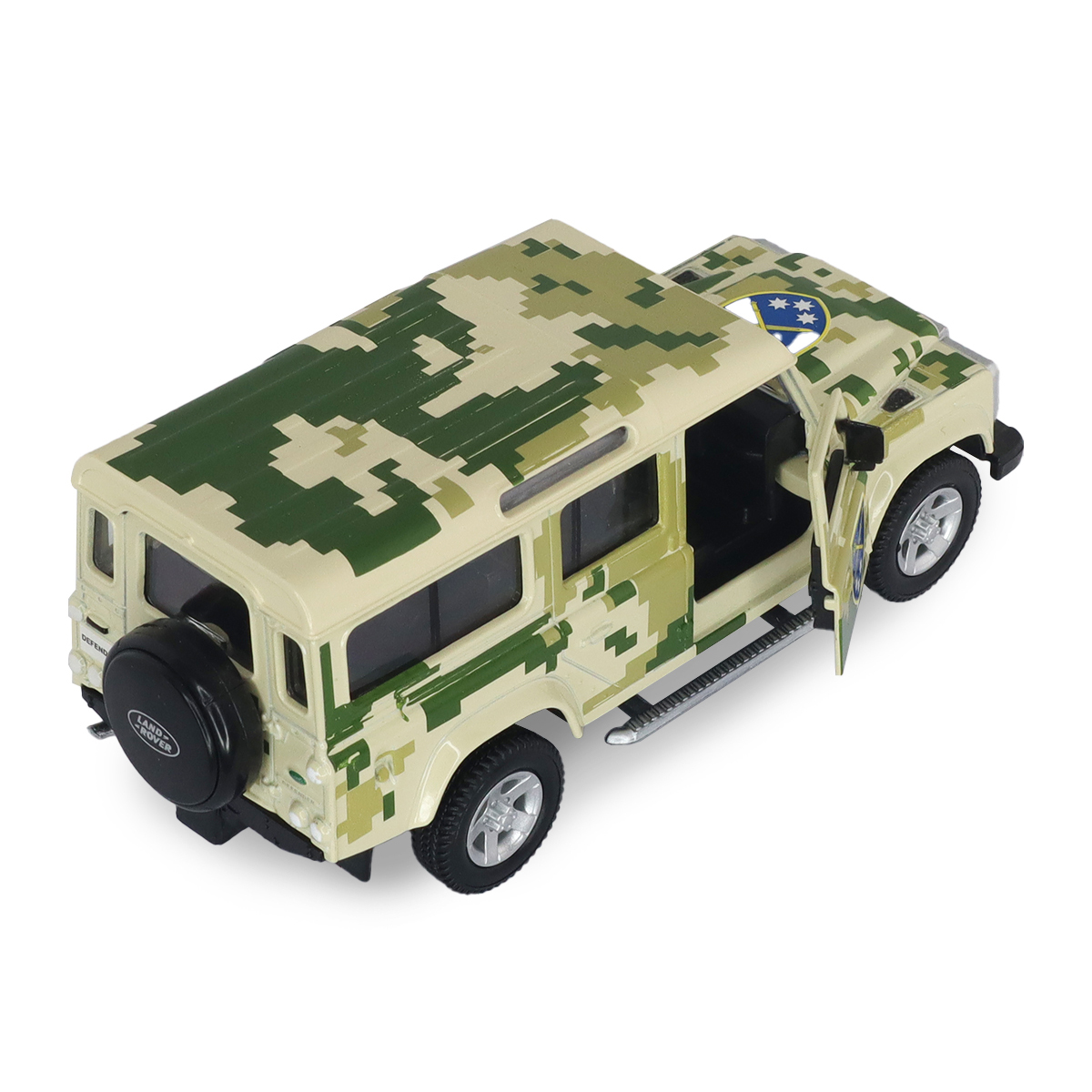 Колекційна автомодель Land Rover Defender ОК Схід серії Шеврони Героїв 1:32 металева — превʼю 2