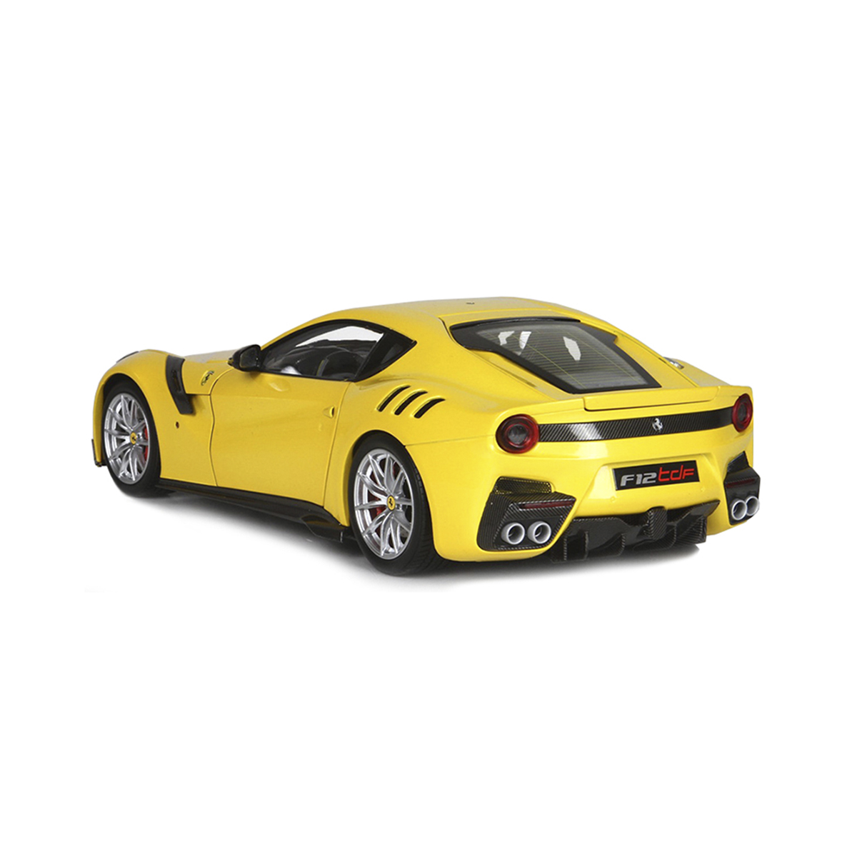 Автомодель Ferrari F12Tdf Bburago 1:24 металева - Жовта — превʼю 2