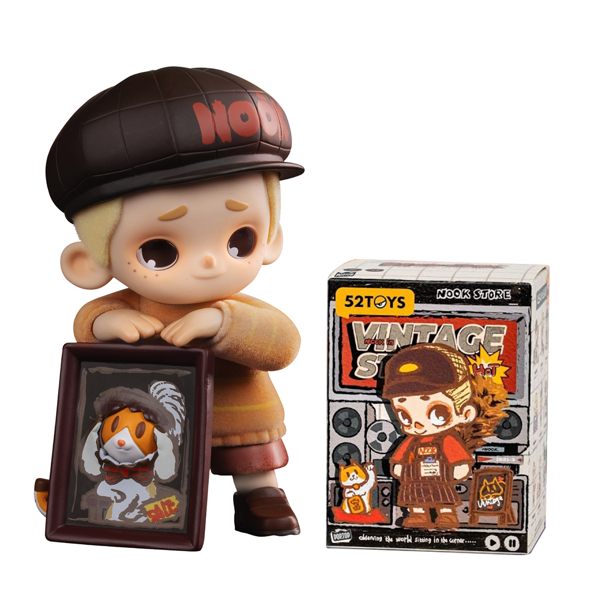 Колекційна фігурка 52Toys NOOK Вінтажна крамниця — Nook та Jiumu — 9 см — превʼю 1