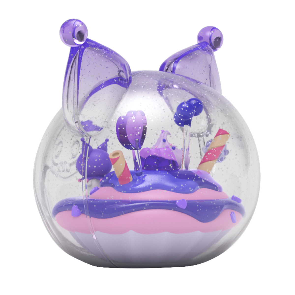 Колекційна фігурка Mighty Jaxx Kandyland Sanrio Куромі 12 см Фіолетовий — превʼю 3