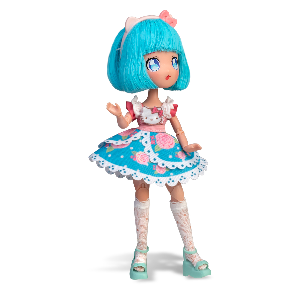 Лялька 4SF Manga Dolls Hello Kitty Пінк 19,5 см з аксесуарами — превʼю 5