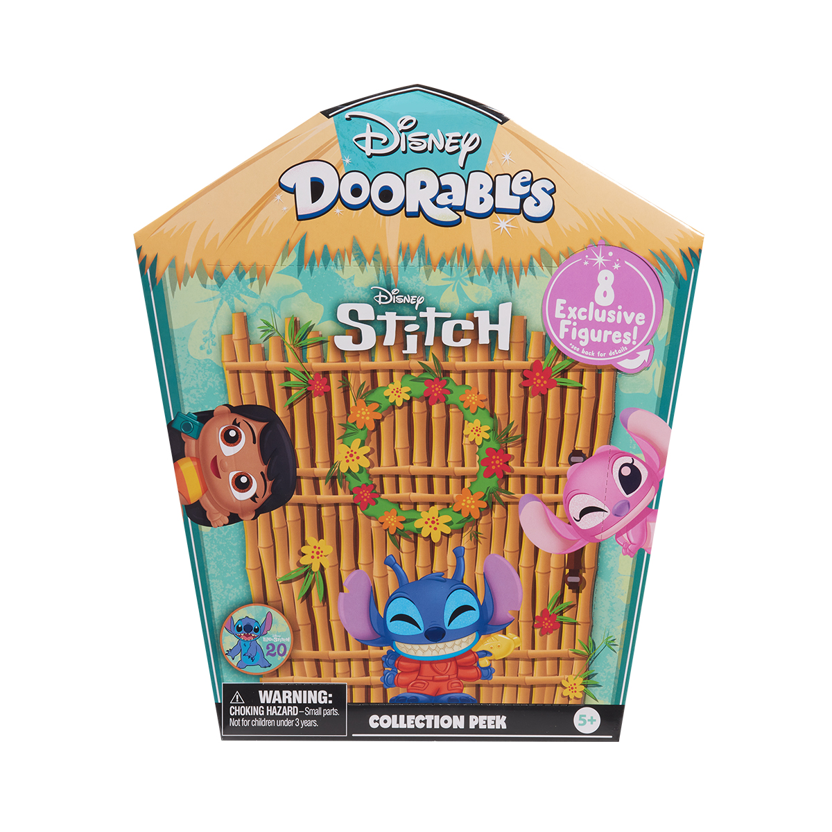 Ігровий набір Disney Doorables Великий будиночок Стіча з фігурками Блакитний