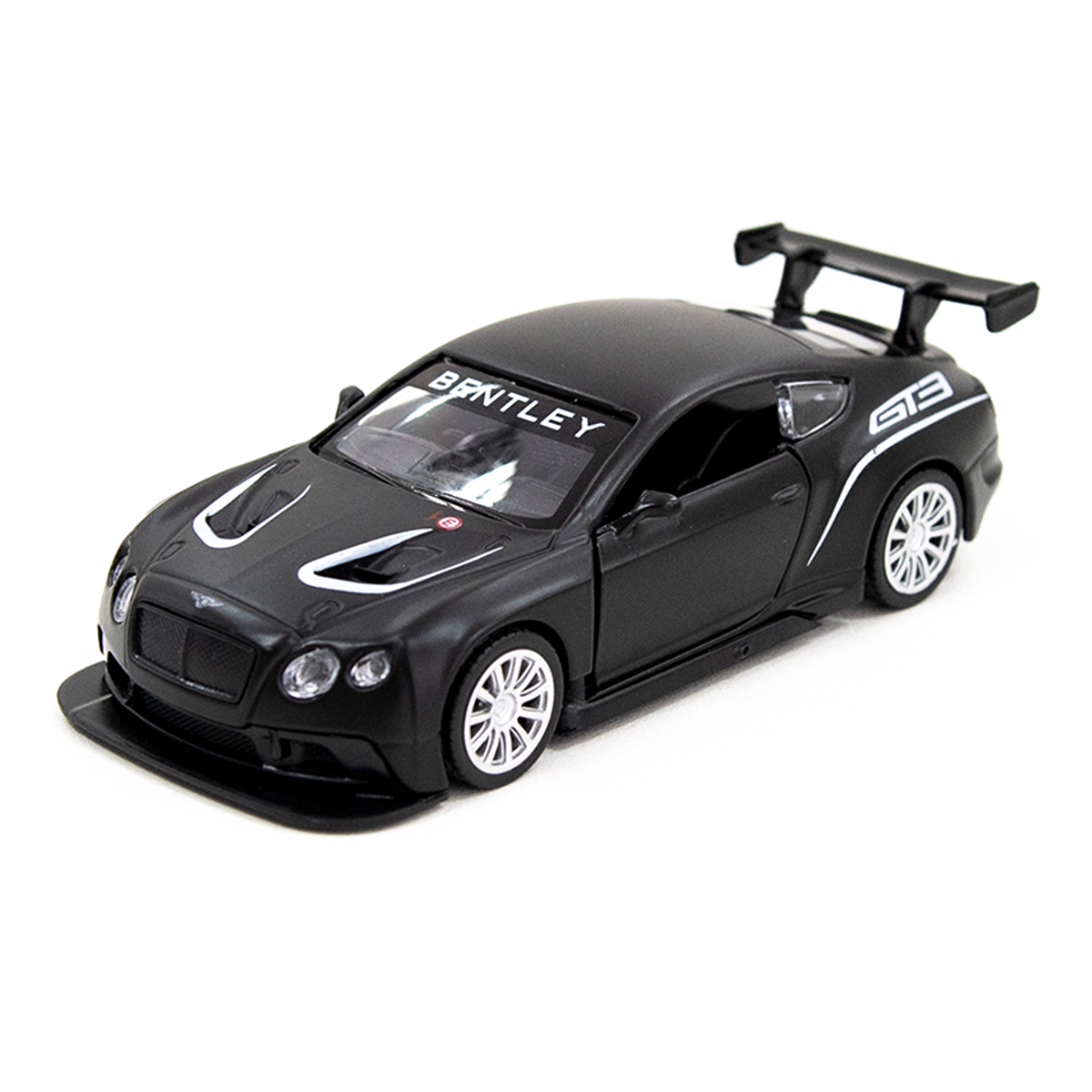 Автомодель Bentley Continental GT3 Techno Drive металева Матова чорна — превʼю 1