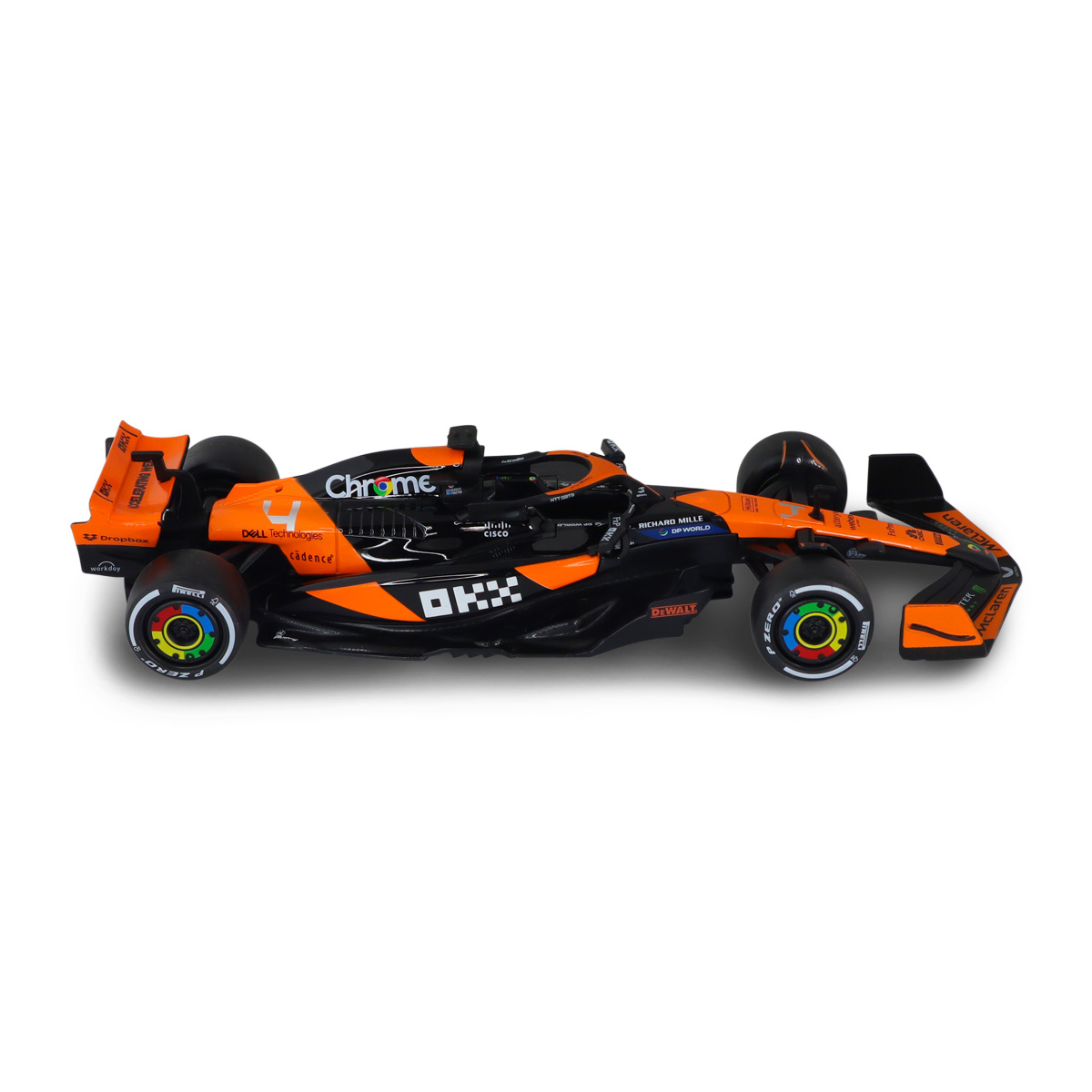 Автомодель McLaren F1 2024 Techno Drive 1:24 Помаранчева — превʼю 12