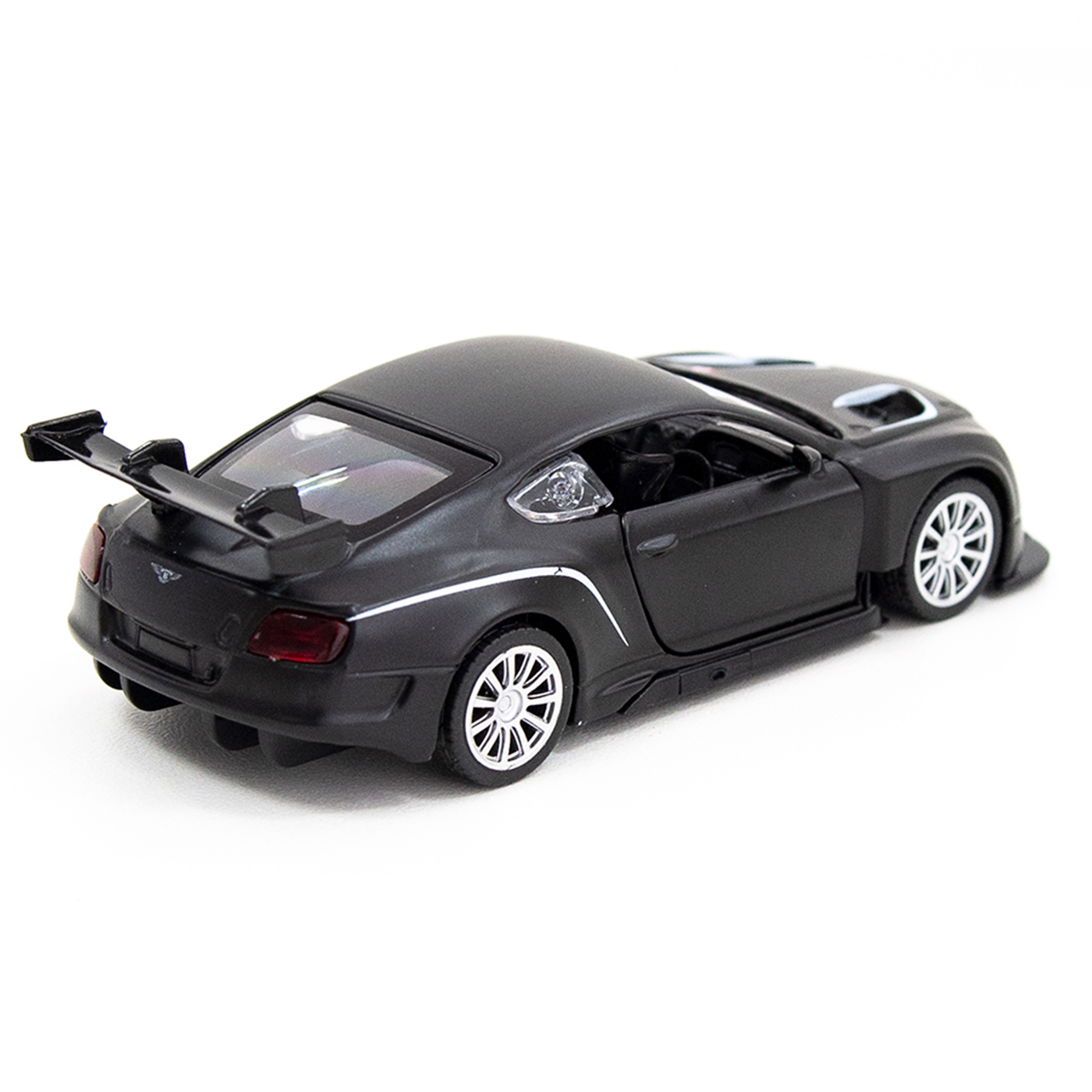 Автомодель Bentley Continental GT3 Techno Drive металева Матова чорна — превʼю 8