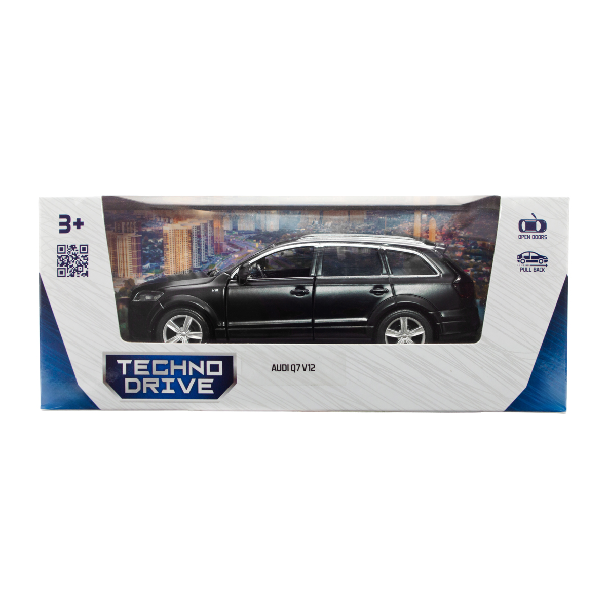 Автомодель Techno Drive Audi Q7 V12 металева 1:40 Чорна — превʼю 5