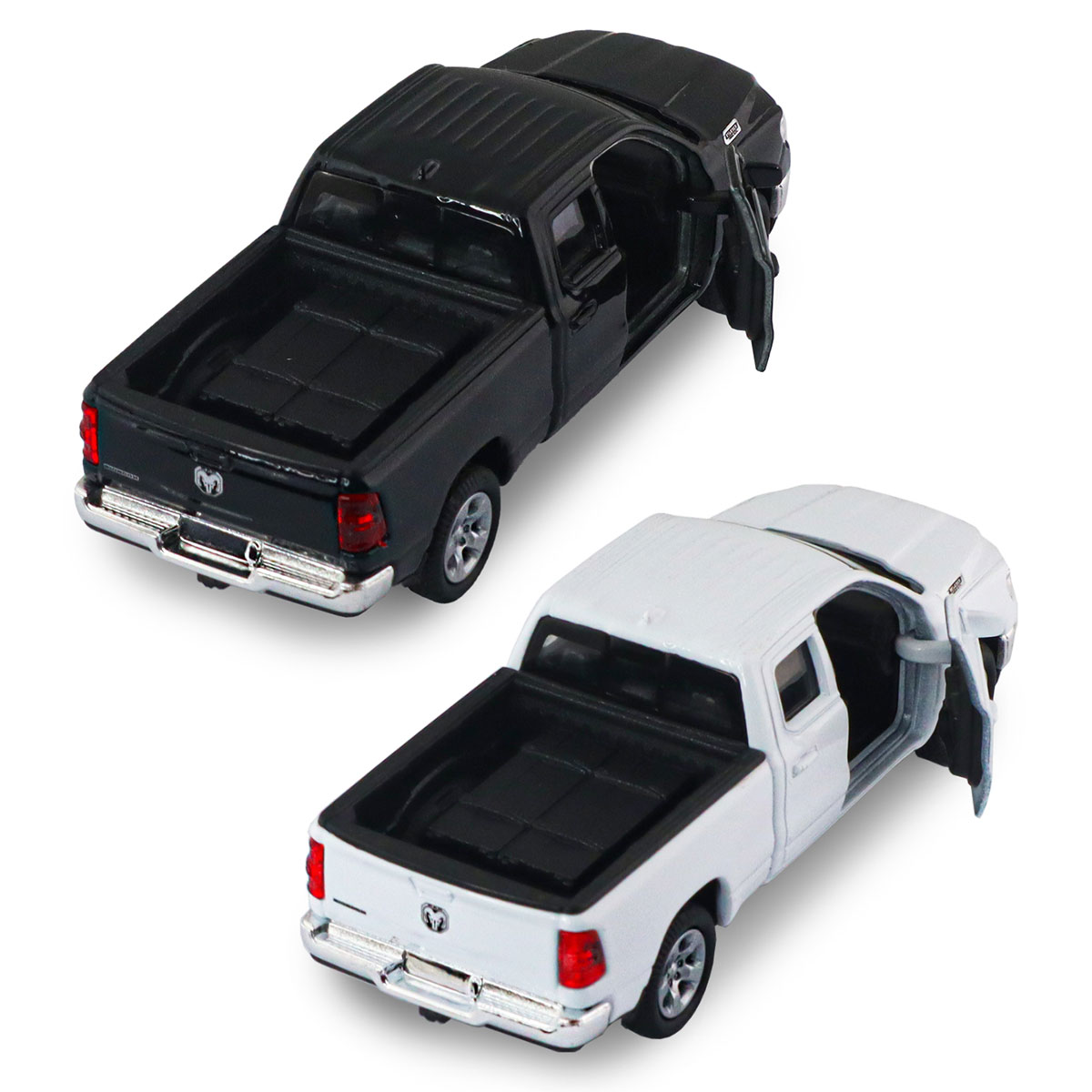 Автомодель RAM 1500 2019 Techno Drive металева 1:43 Біла — превʼю 2