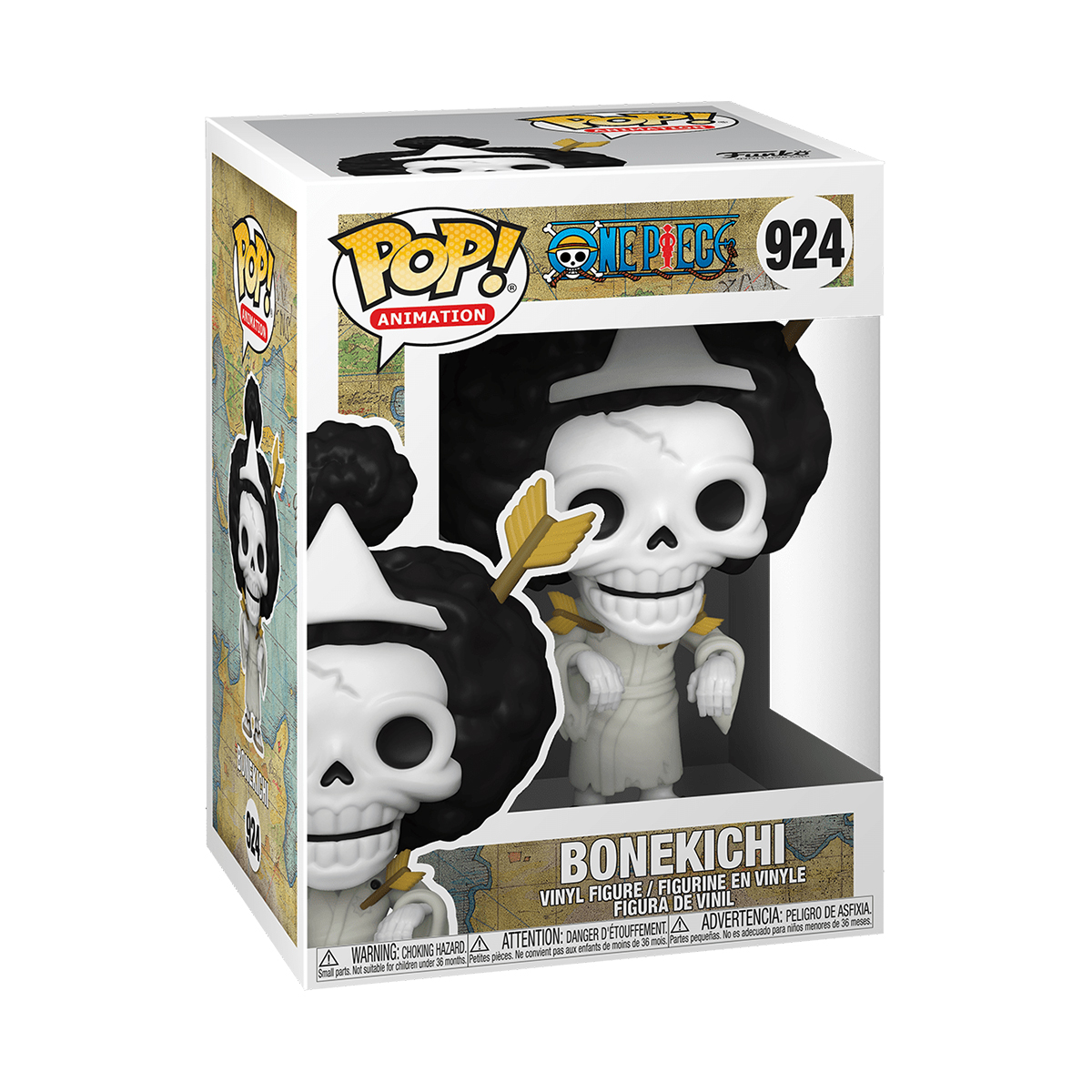 Ігрова фігурка Колекційна Funko POP One Piece - Брук Brook аніме персонаж — превʼю 1