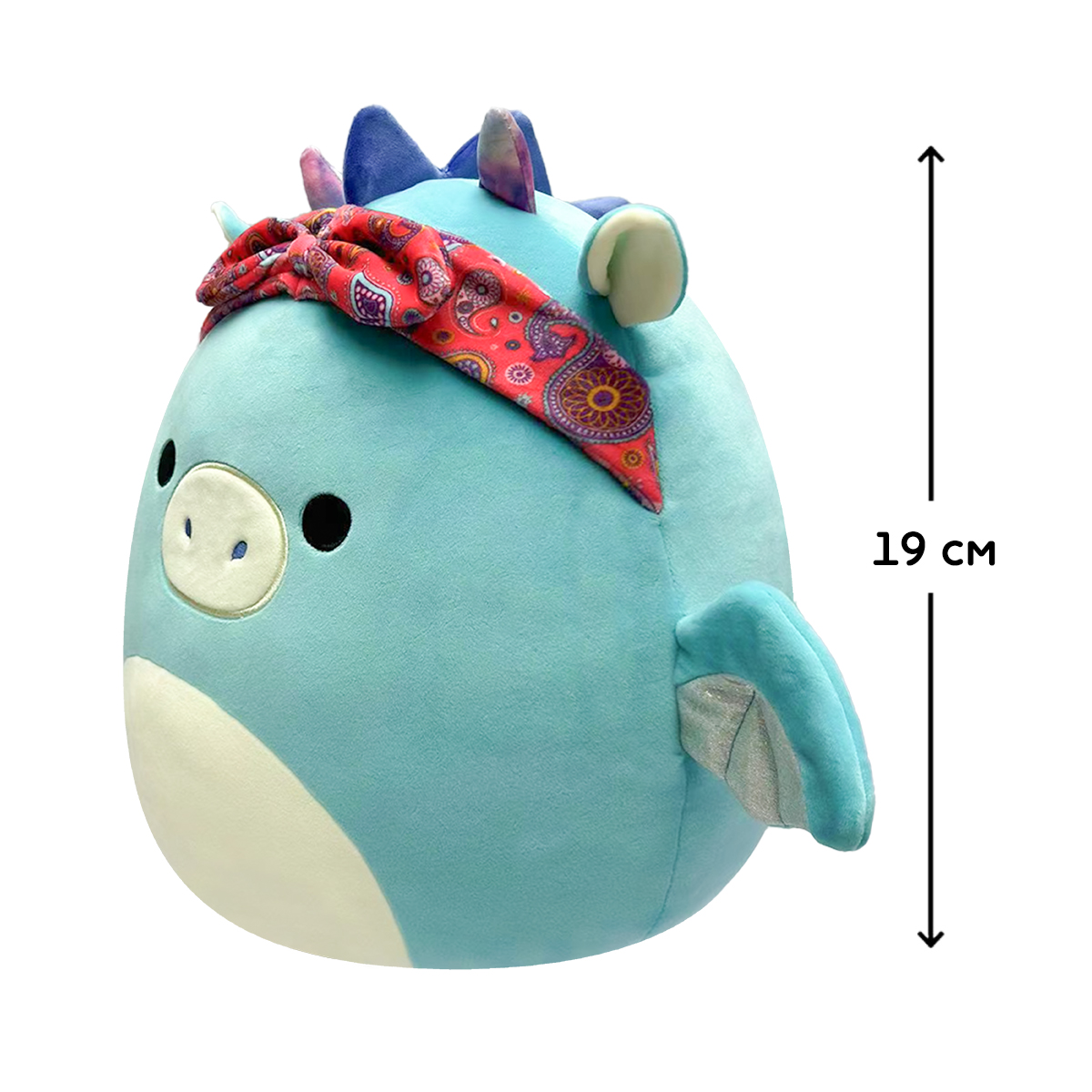 М'яка іграшка Squishmallows – Дракон (Dragon) – 19 см — превʼю 2