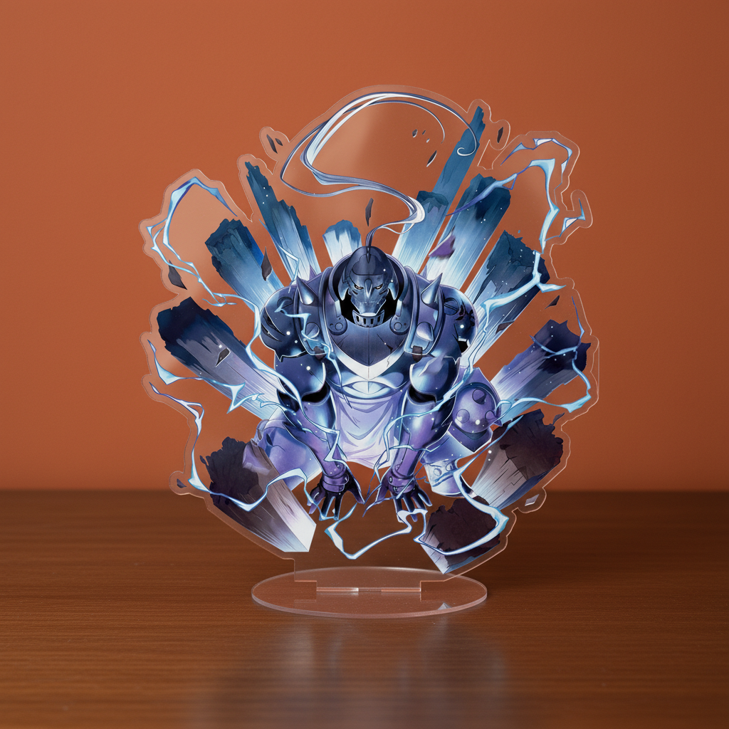 Акрилова фігурка Альфонс Елрік Alphonse Elric Сталевий алхімік Fullmetal Alchemist 150 x 50 мм 32953 — превʼю 2
