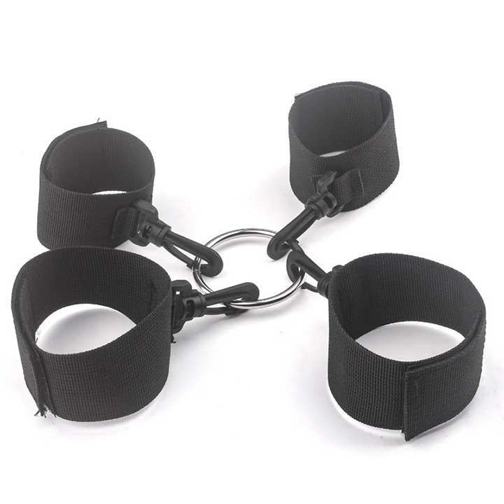 Фіксатори для рук і ніг BDSM-аксесуари для різних ігор Чорний