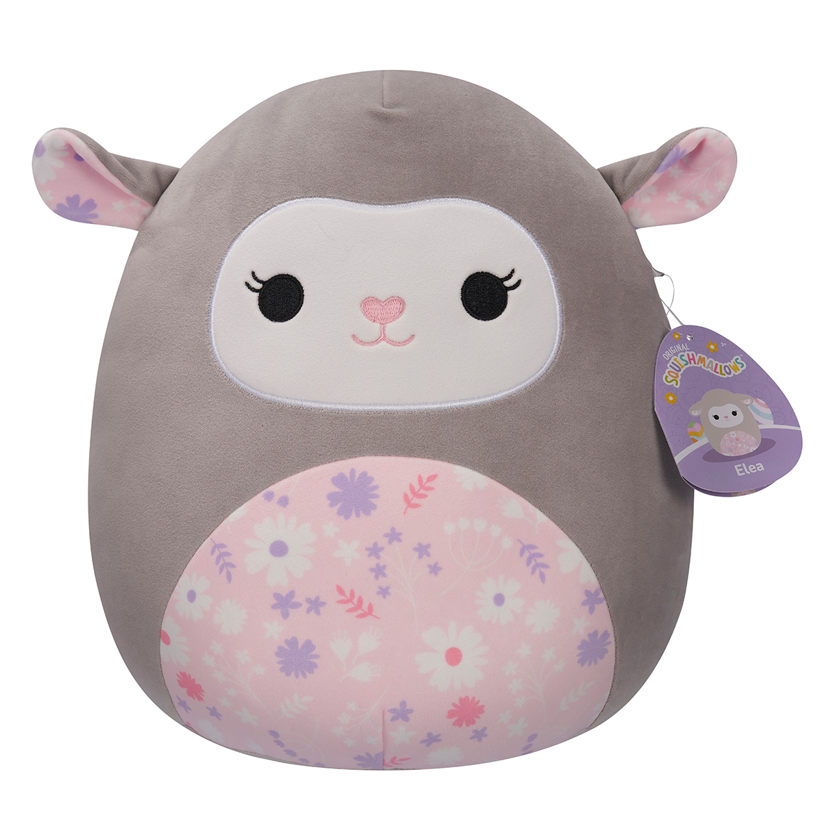 М'яка іграшка Squishmallows – Сіре ягня (Grey Lamb) – 30 см — превʼю 7