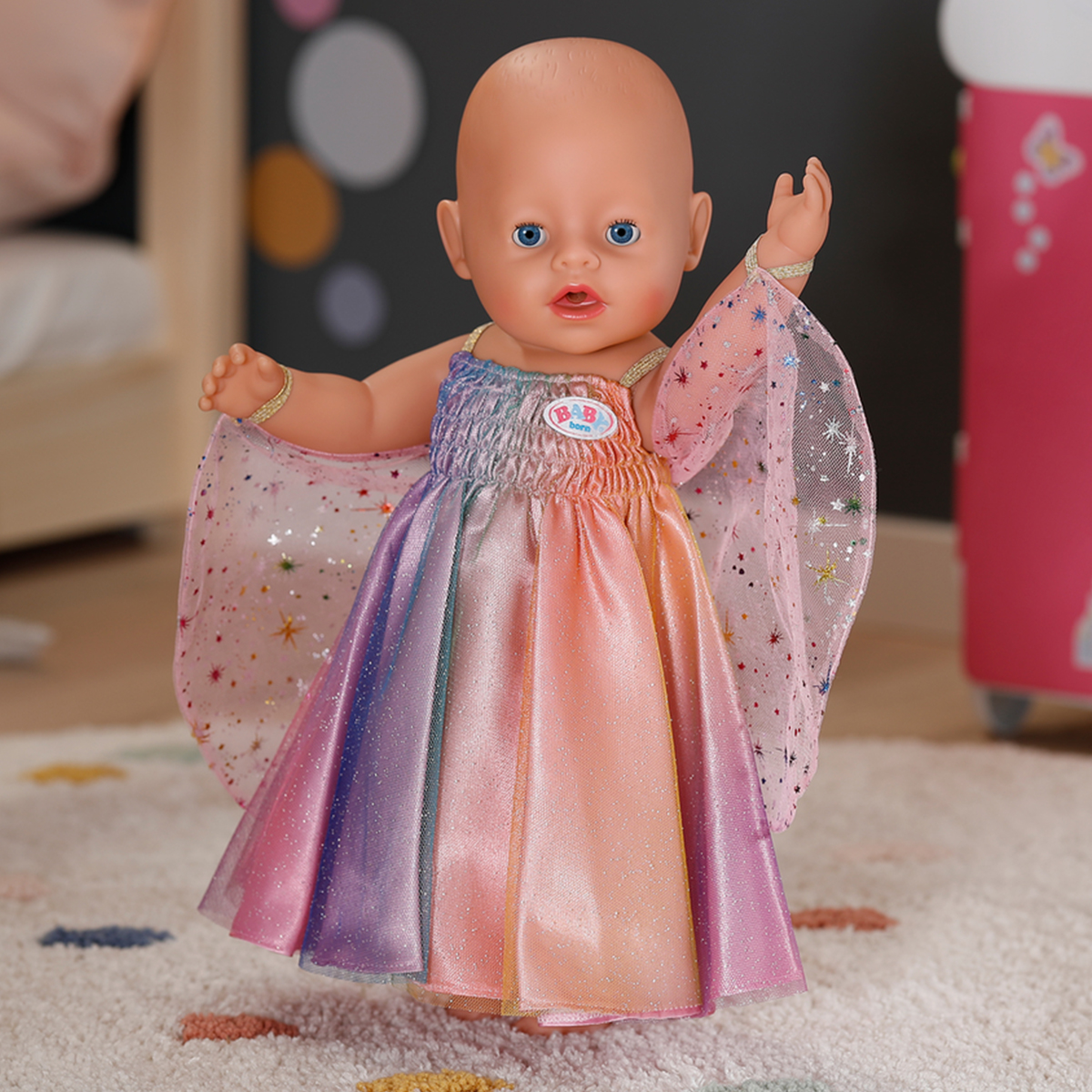 Сукня для ляльки Baby Born Веселка 43 см — превʼю 4