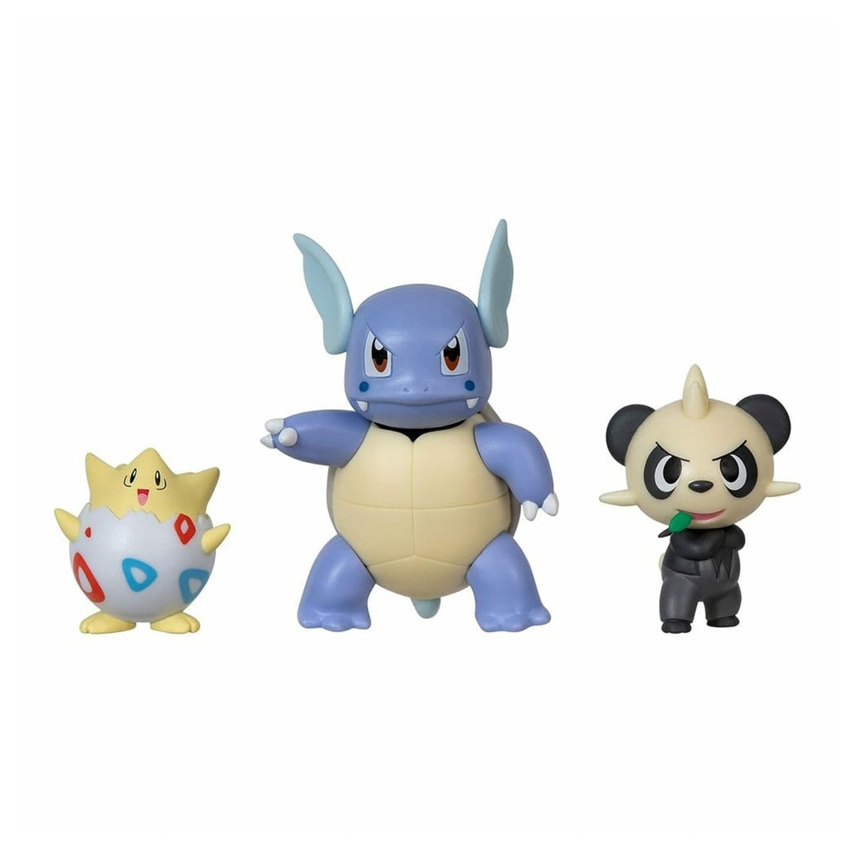 Набір ігрових фігурок Pokemon W17 Тогепі Панчам Вартортл 3 шт — превʼю 2
