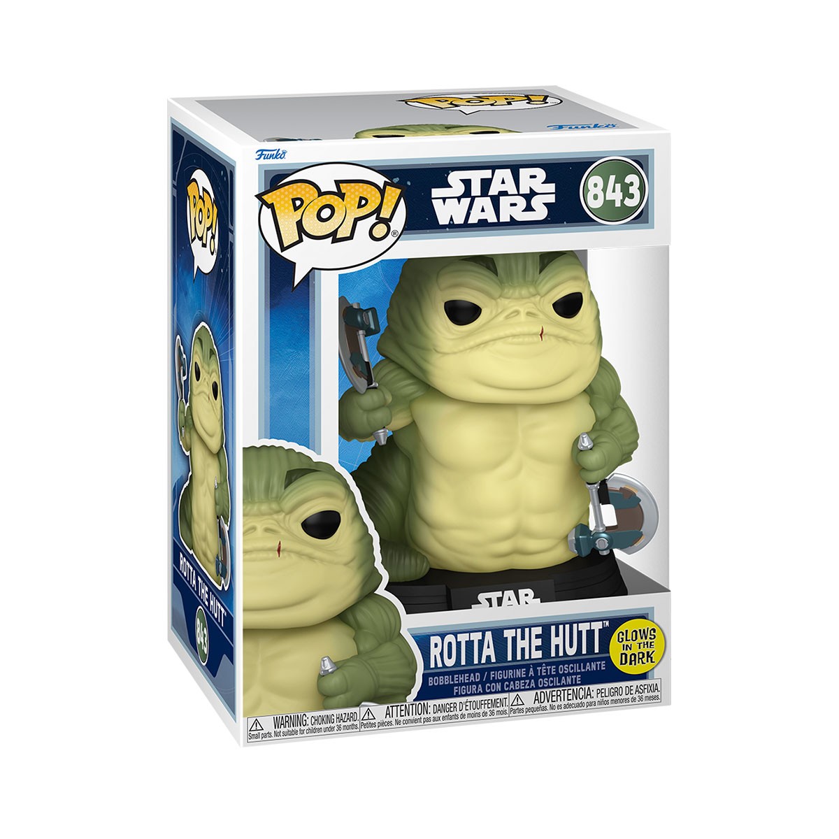 Ігрова фігурка Funko POP! Ротта Хатт серії Мандалорець і Ґроґу 11,2 см GW