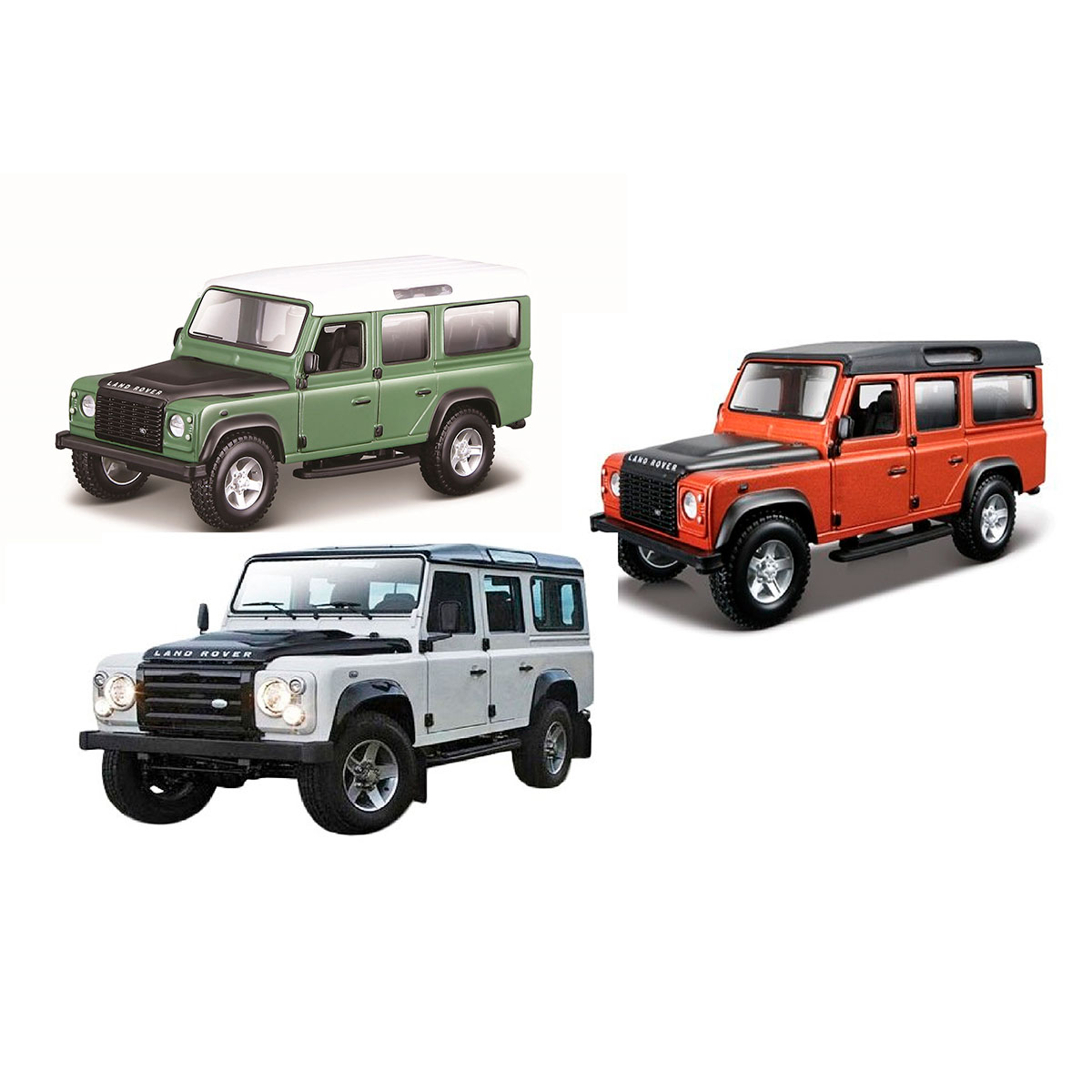 Автомодель Land Rover Defender 110 Bburago 1:32 металева
