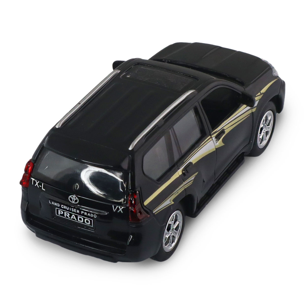 Автомодель Toyota Prado Techno Drive 1:40 металева Чорна — превʼю 11