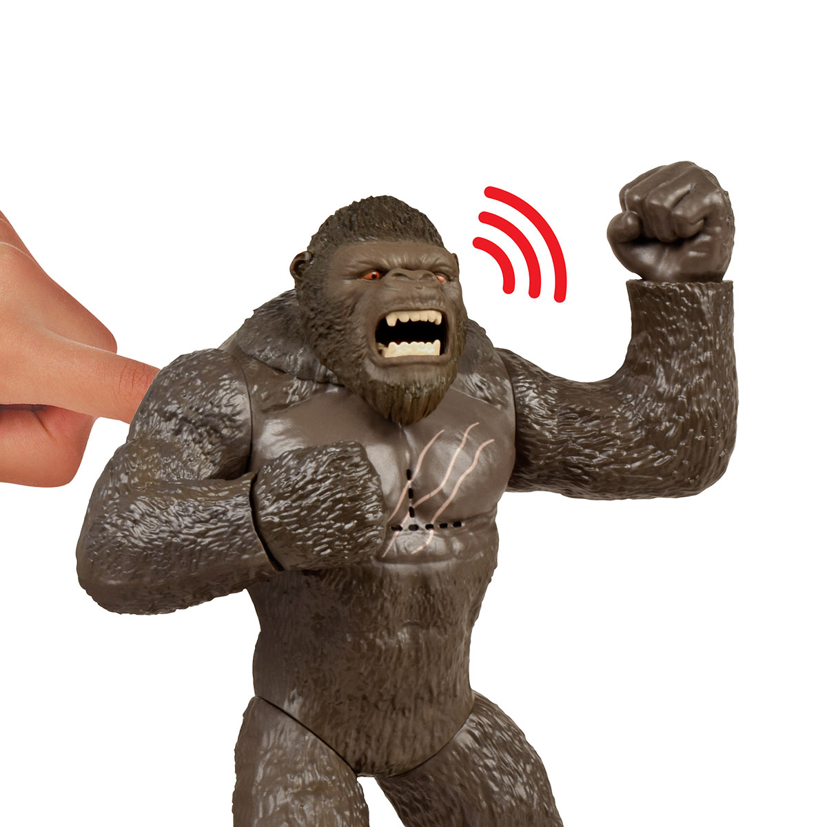 Фігурка Godzilla vs. Kong Конг делюкс 17 см зі звуковими ефектами — превʼю 2