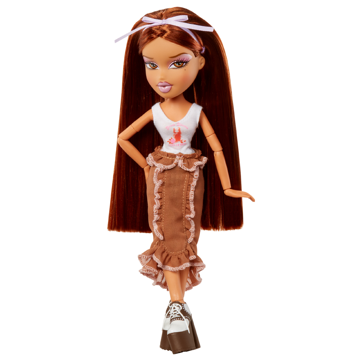 Ігровий набір Bratz Stylin' Ясмін з футболкою для дівчинки 25 см — превʼю 5
