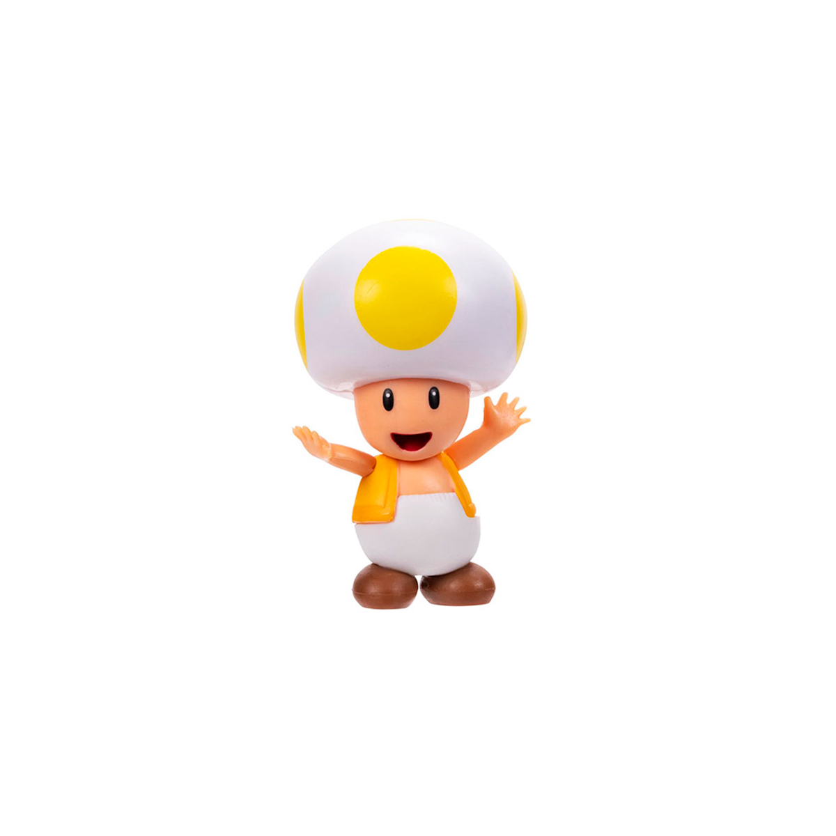 Ігрова фігурка Super Mario Жовтий Тоад 6 см з артикуляцією — превʼю 2