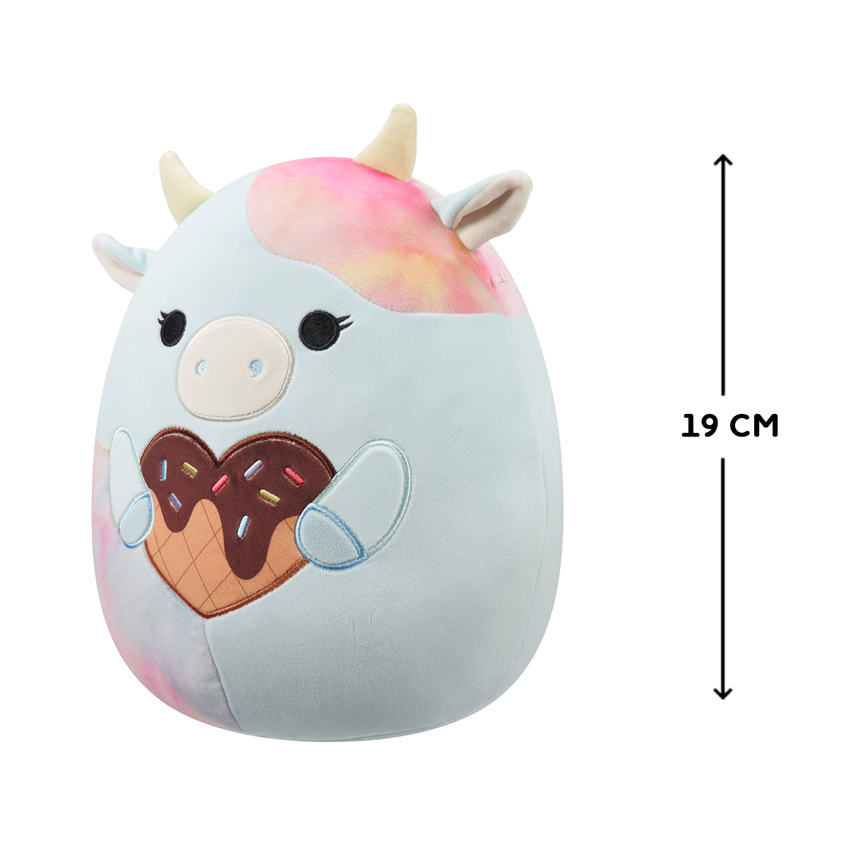 М'яка іграшка Squishmallows — Корівка Каєдія (Caedia) — 19 см — превʼю 2