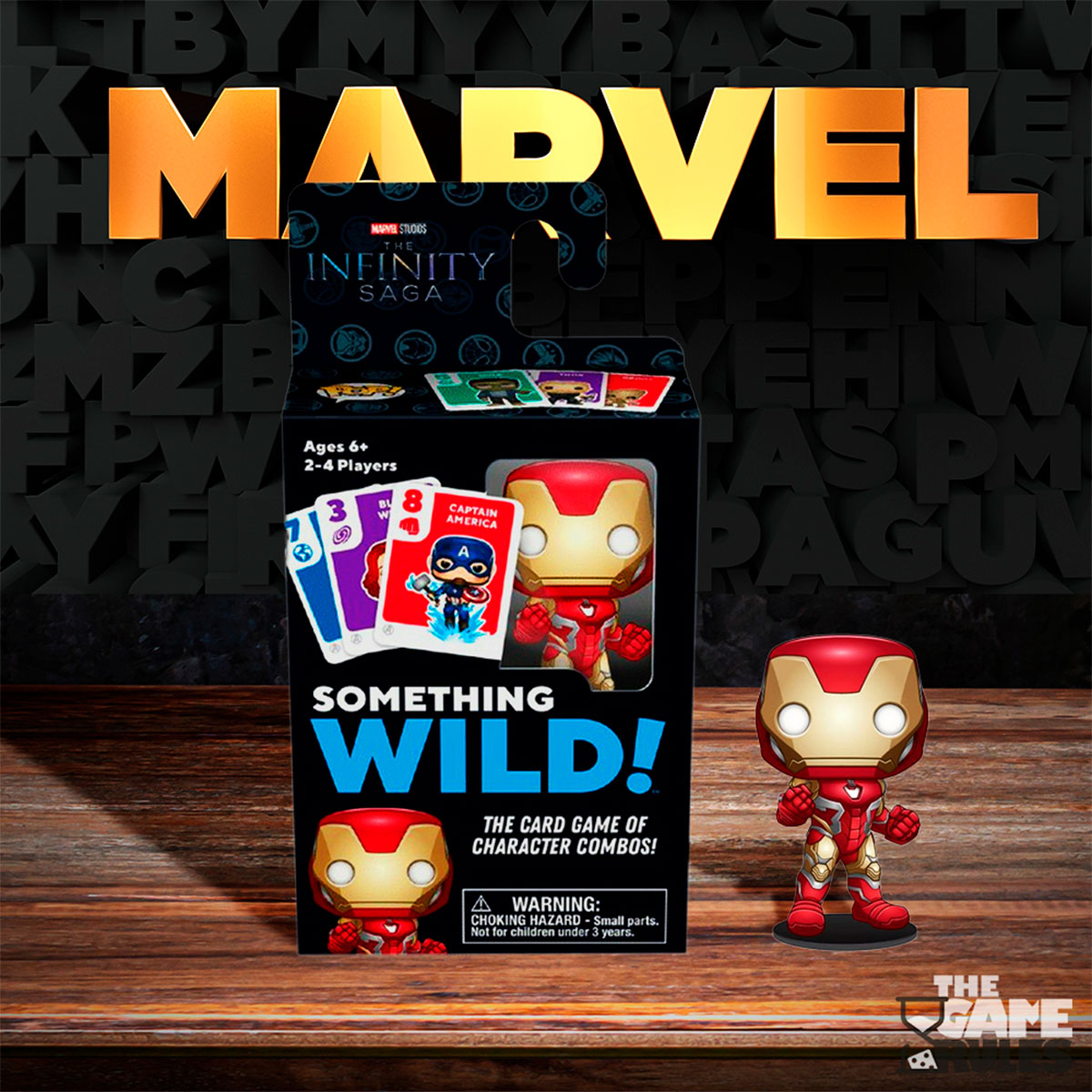 Колекційна настільна гра Marvel Iron Man-Залізна Людина Funko Something Wild — превʼю 4