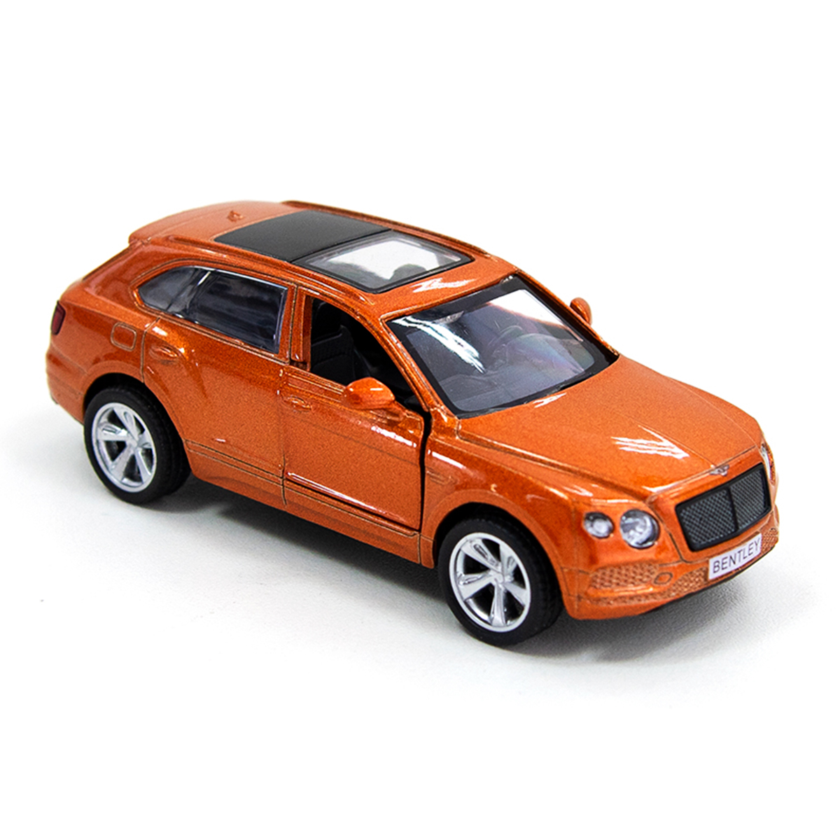 Автомодель Bentley Bentayga Techno Drive металева помаранчева — превʼю 10