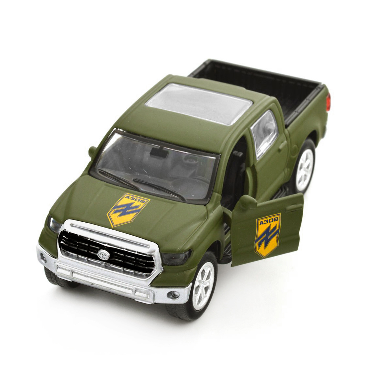 Автомодель Toyota Tundra Азов серії Шеврони Героїв 1:40 металева — превʼю 16