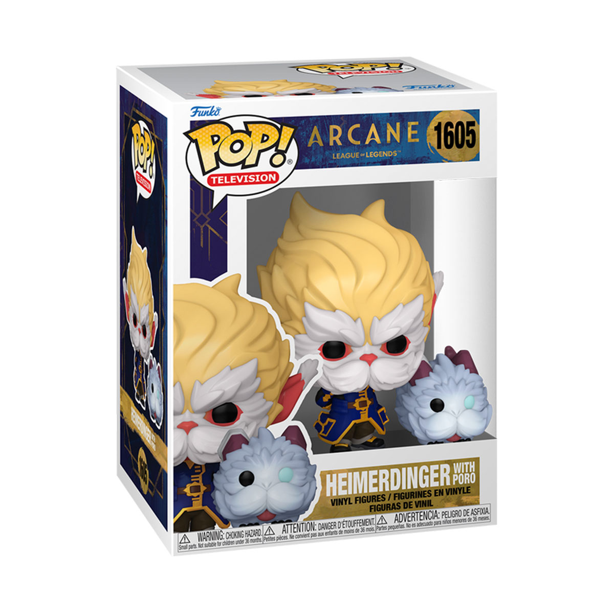 Ігрова фігурка Funko POP - Хеймердінгер з Поро - Heimerdinger with Poro — превʼю 4