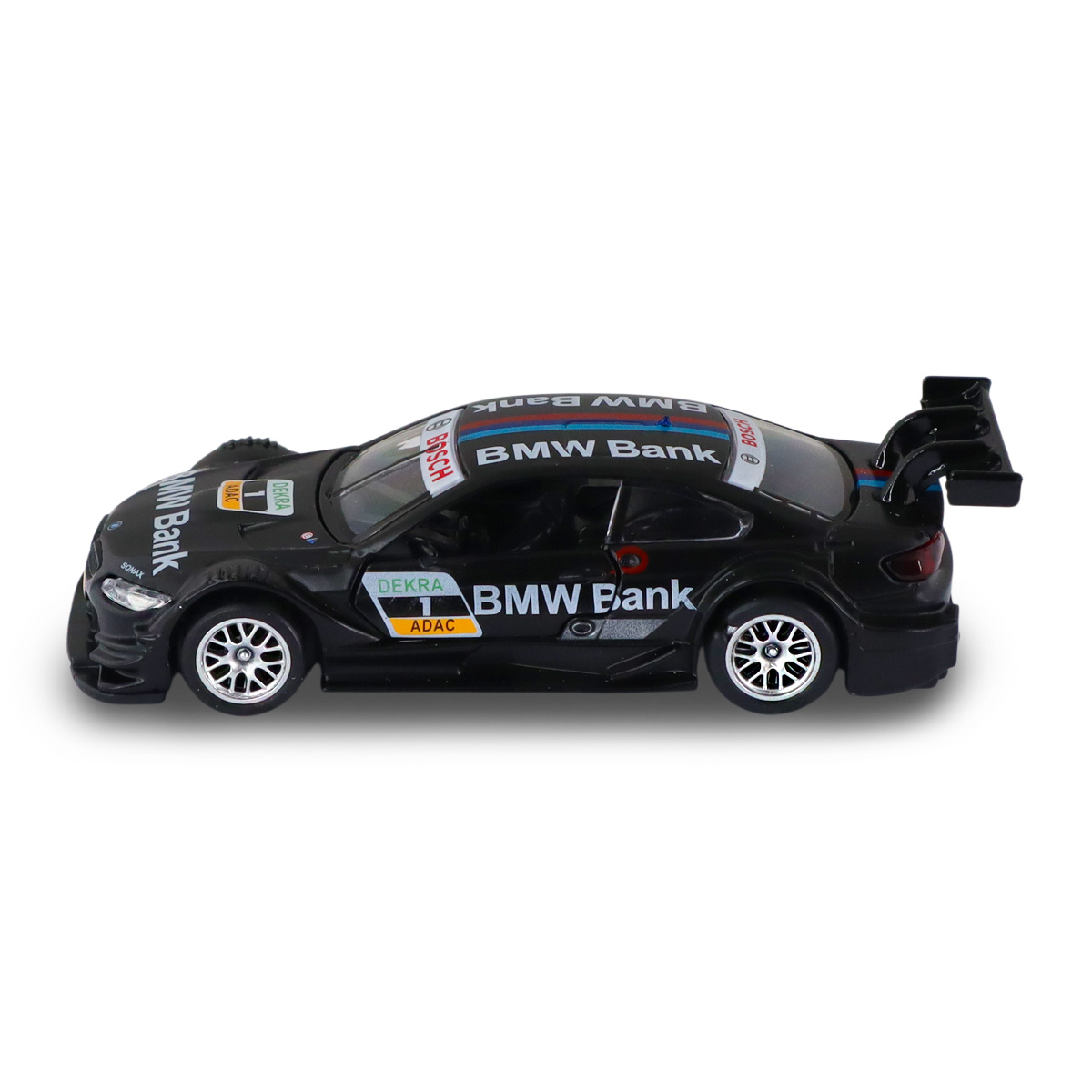 Автомодель BMW M3 DTM Techno Drive 1:42 Чорна металева — превʼю 8
