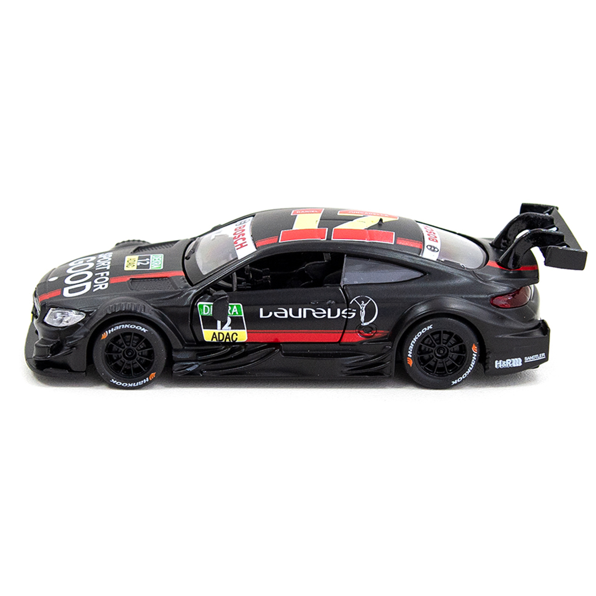Автомодель Techno Drive Mercedes-AMG C63 DTM металева 1:32 Чорна — превʼю 5