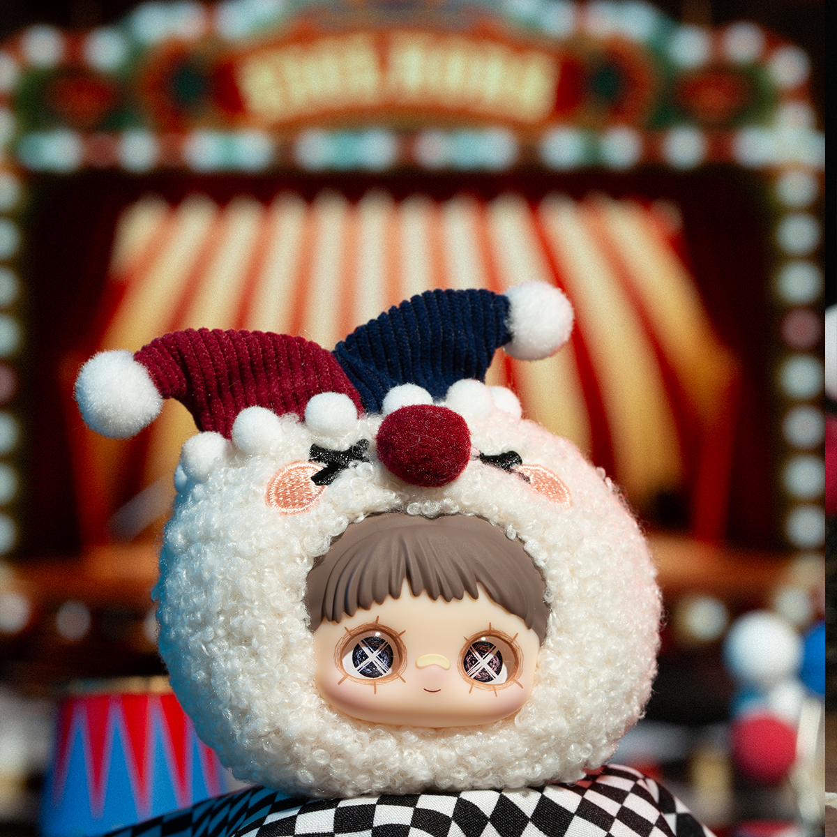М'яка іграшка POP TOP Hi TOY – MayMei Шалений цирк – Кільце – Кольорова — превʼю 2