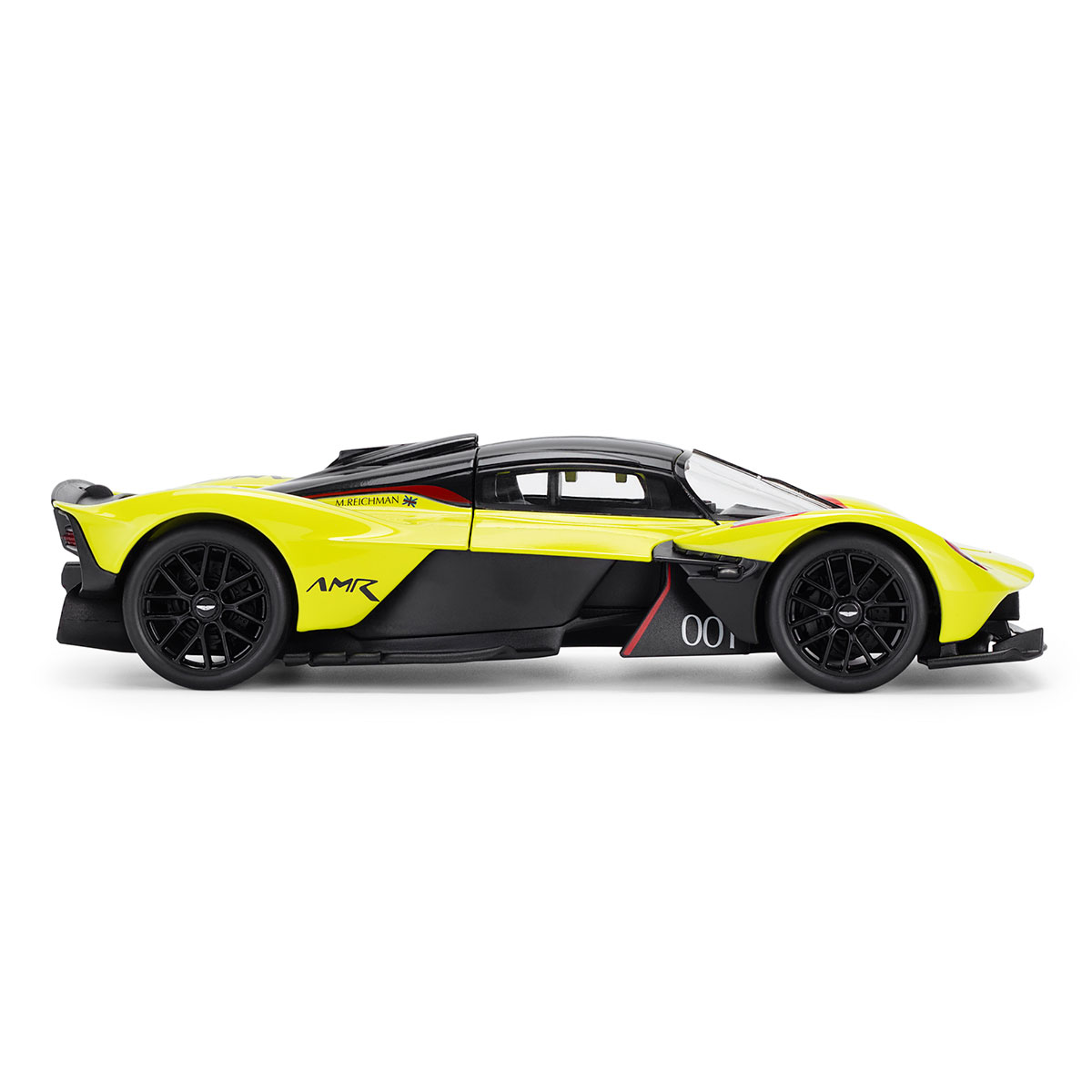Автомодель Aston Martin Valkyrie Techno Drive 1:18 Жовта металева — превʼю 11