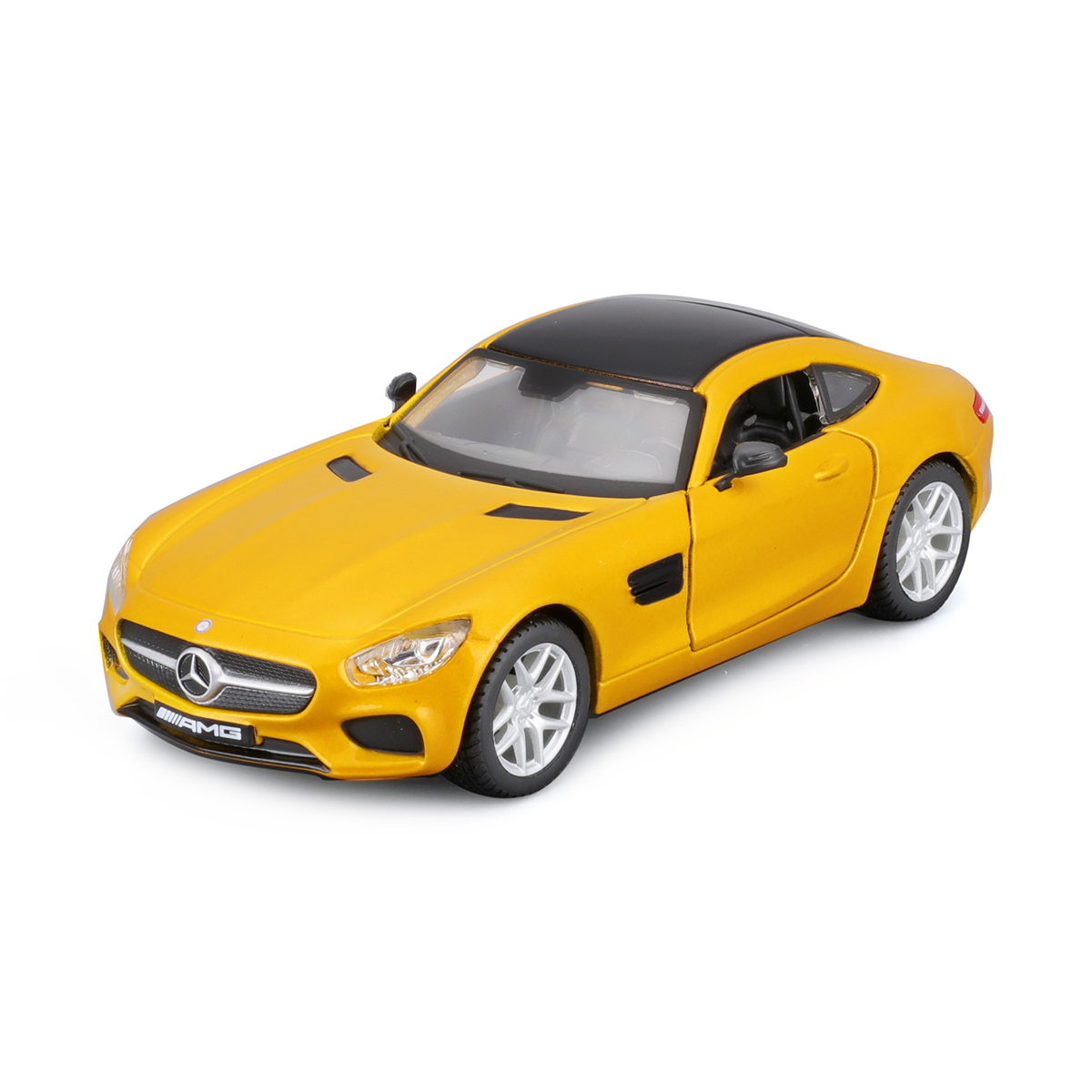 Автомодель Mercedes-AMG GT Bburago 1:32 металева Жовта — превʼю 1